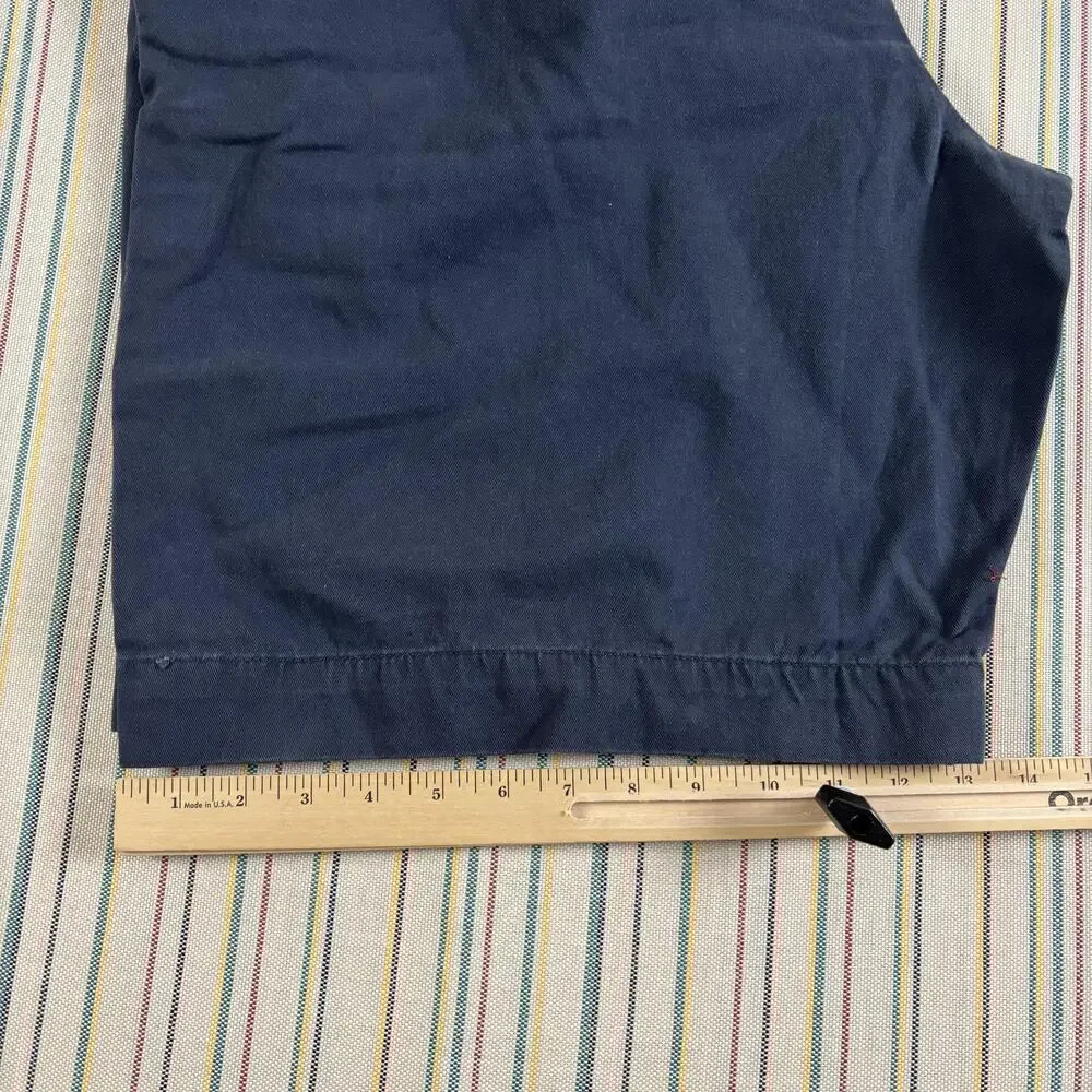 Gap Shorts Mens 42 Blue Classic Short Cotton Chino Relaxed Fit 10 Inseam NEW